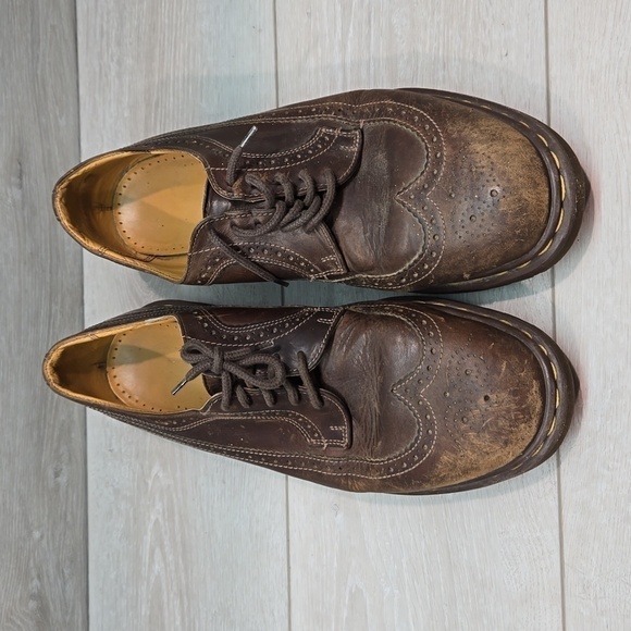 Vintage Doc Dr.Martens Mens Leather Oxford Chunky Tractor shoes sz UK 11 US 12 main image 10